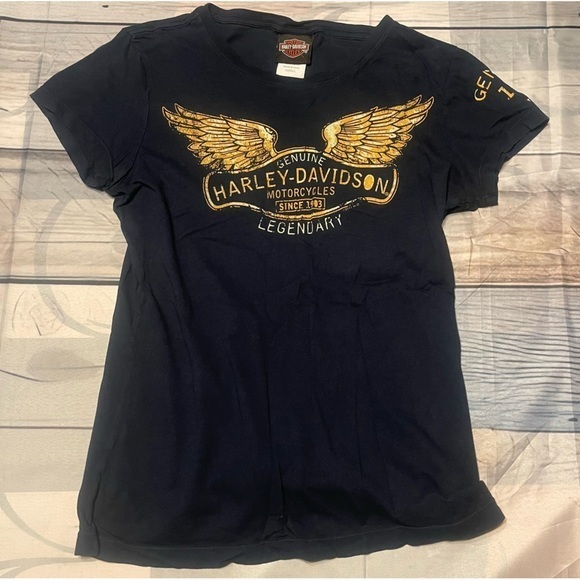 Capital City Harley Davidson Dealer Shirt Woman’s Sz Small - Picture 1 of 5